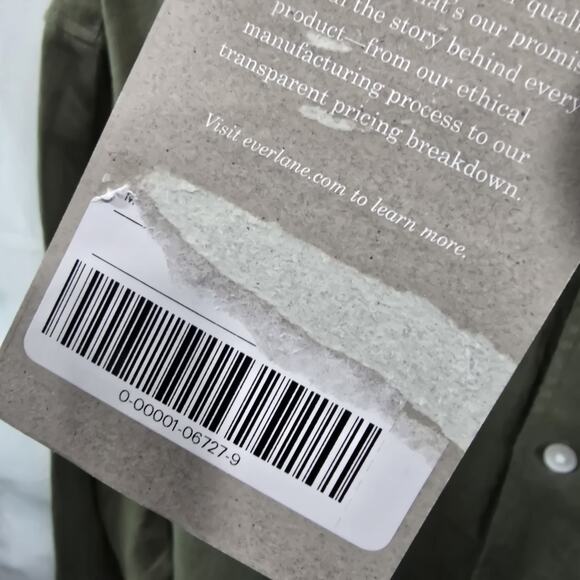 Everlane Shirt Mens 2XL XXL Green Linen Long Sleeve Button Down - Picture 13 of 14